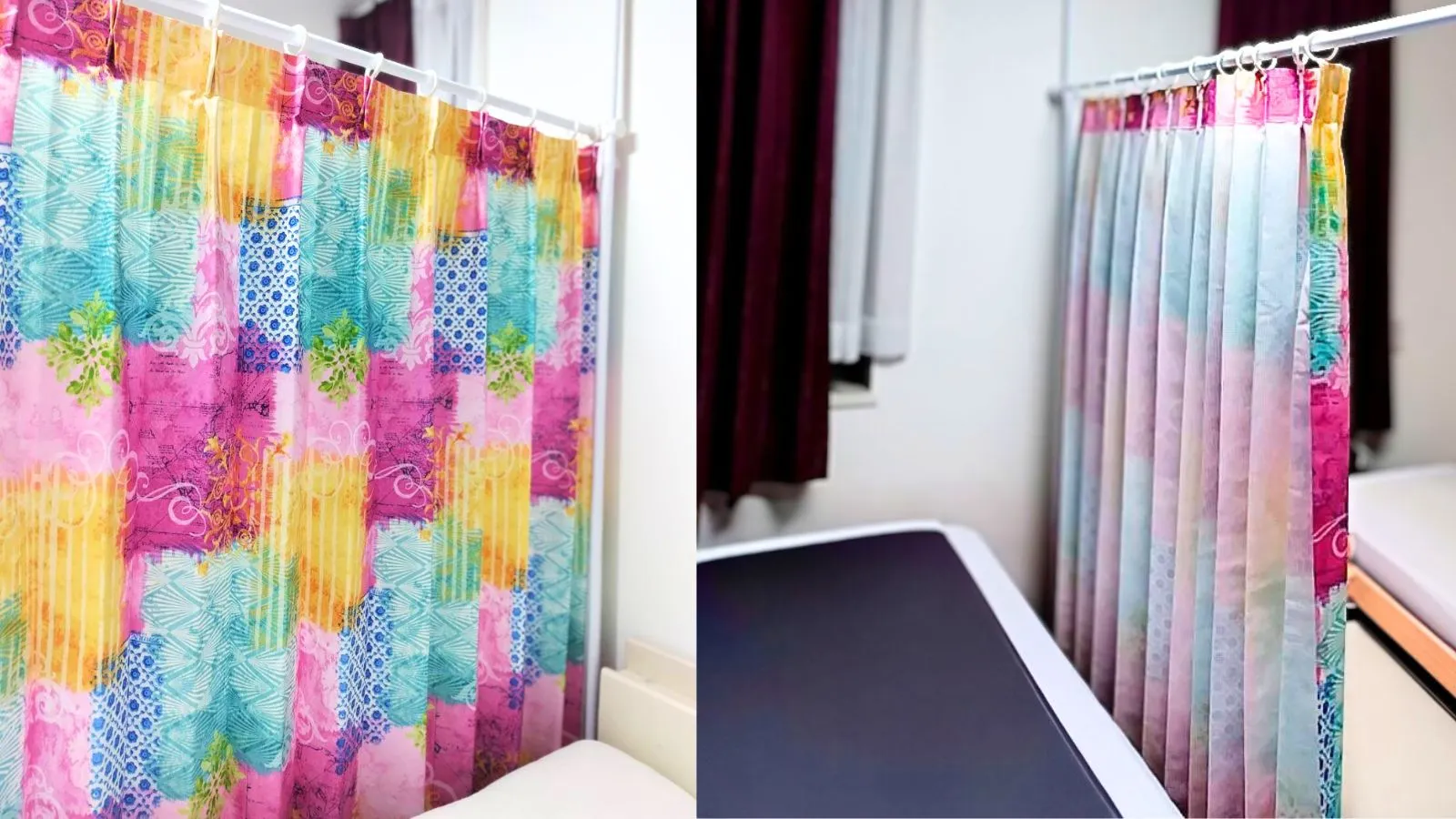 施工事例3：間仕切りカーテン